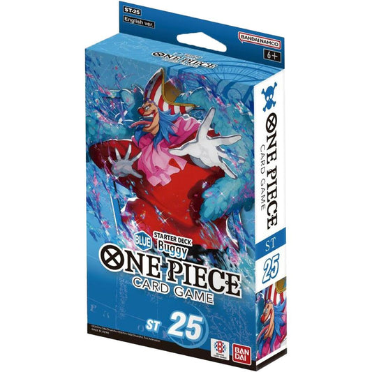 Blue Buggy starter deck for sale One Piece trading cards by BANDAI with character art and logo