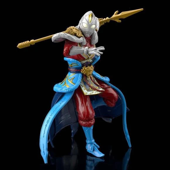 Bandai Spirits Ultraman Armour of Legends collectible figure featuring intricate details and dynamic pose