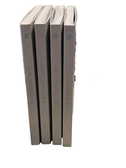 BTS Love Yourself Answer album pre-owned collection of four albums stacked together
