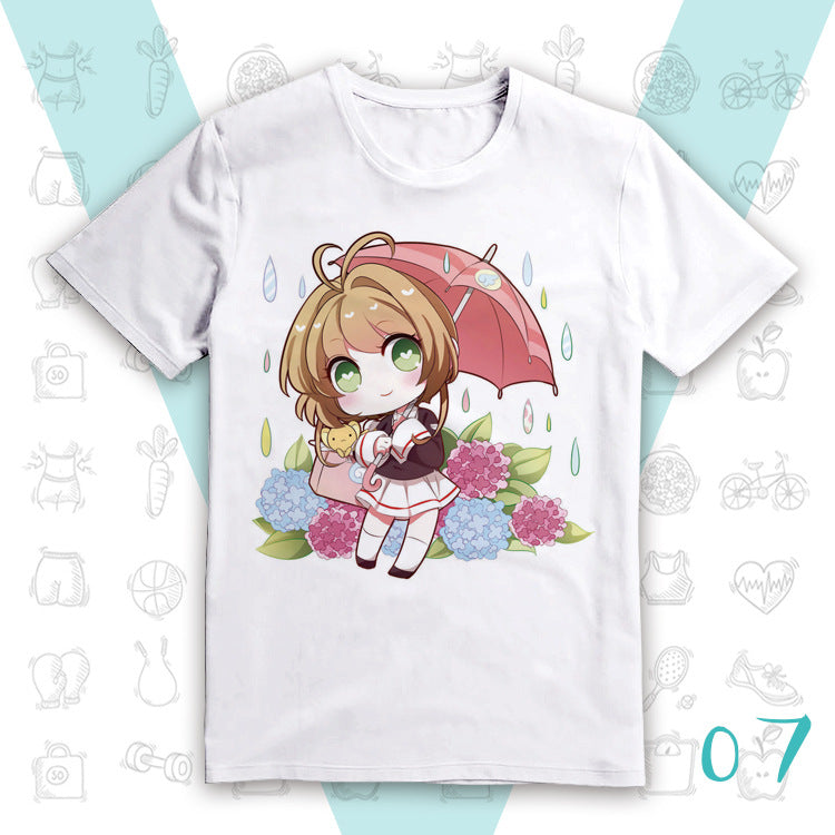 Somens Card Captor Sakura Anime T-Shirt