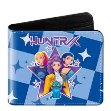 Devil Hunter anime wallet featuring colorful characters and star design for fans of the series
