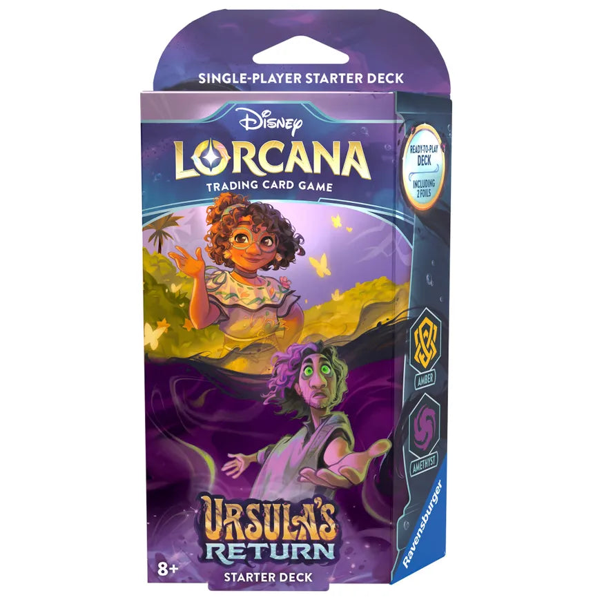 Disney Lorcana Ursula's Return starter deck trading card game single-player pack with character artwork