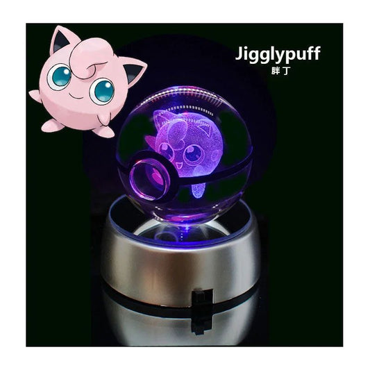 Jigglypuff Crystal Pokeball