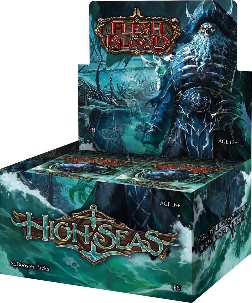 Legend Story High Seas Flesh and Blood Trading Card Booster Box with 24 packs for collectors and players