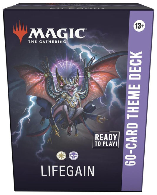 Magic the Gathering game cards Lifegain 60-card theme deck featuring a dramatic fantasy illustration