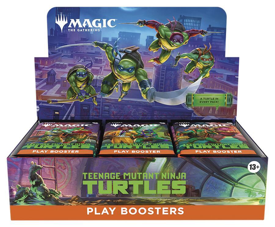 Teenage Mutant Ninja Turtles Magic the Gathering game cards play booster box for tabletop gaming