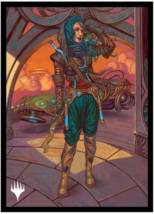 Ultra Pro MTG Aetherdrift card sleeves featuring vibrant fantasy artwork and protective design