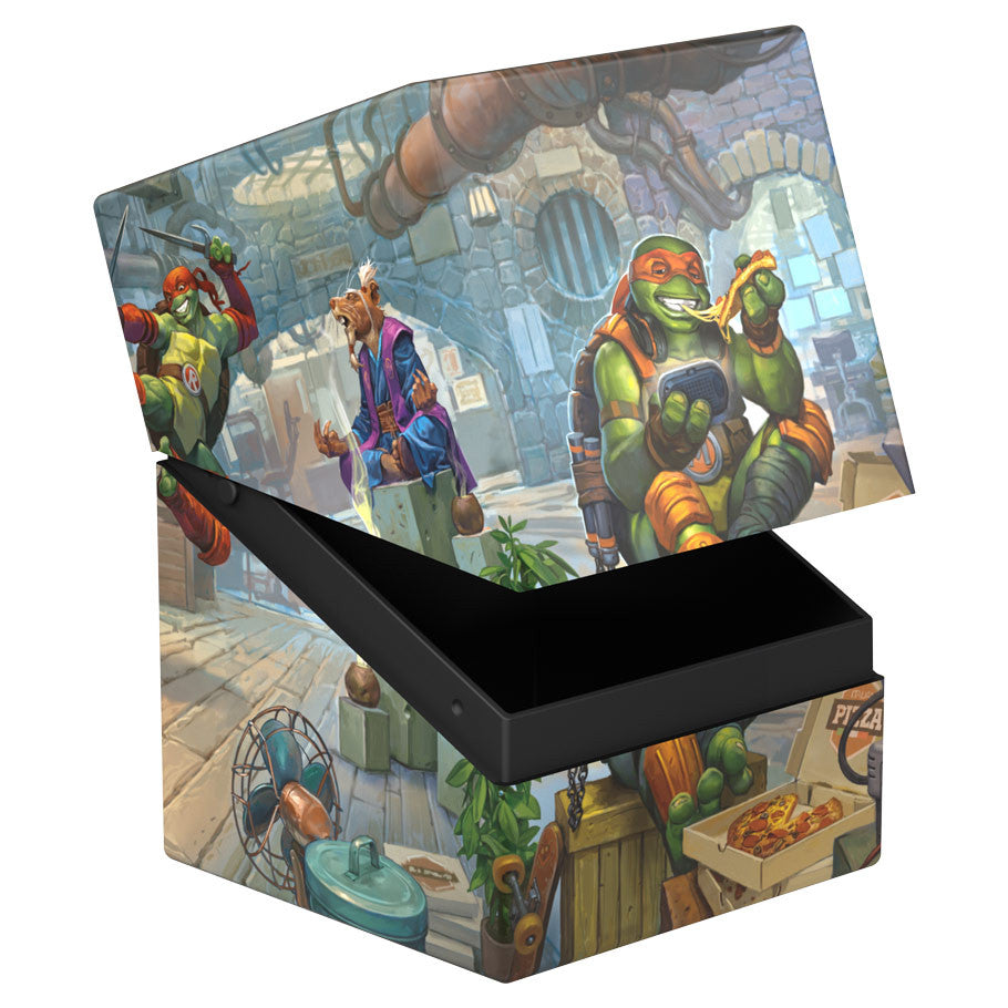 Ultra Guard Ninja Turtles TMNT Trading Card Storage Box with Colorful Artwork and Spacious Interior