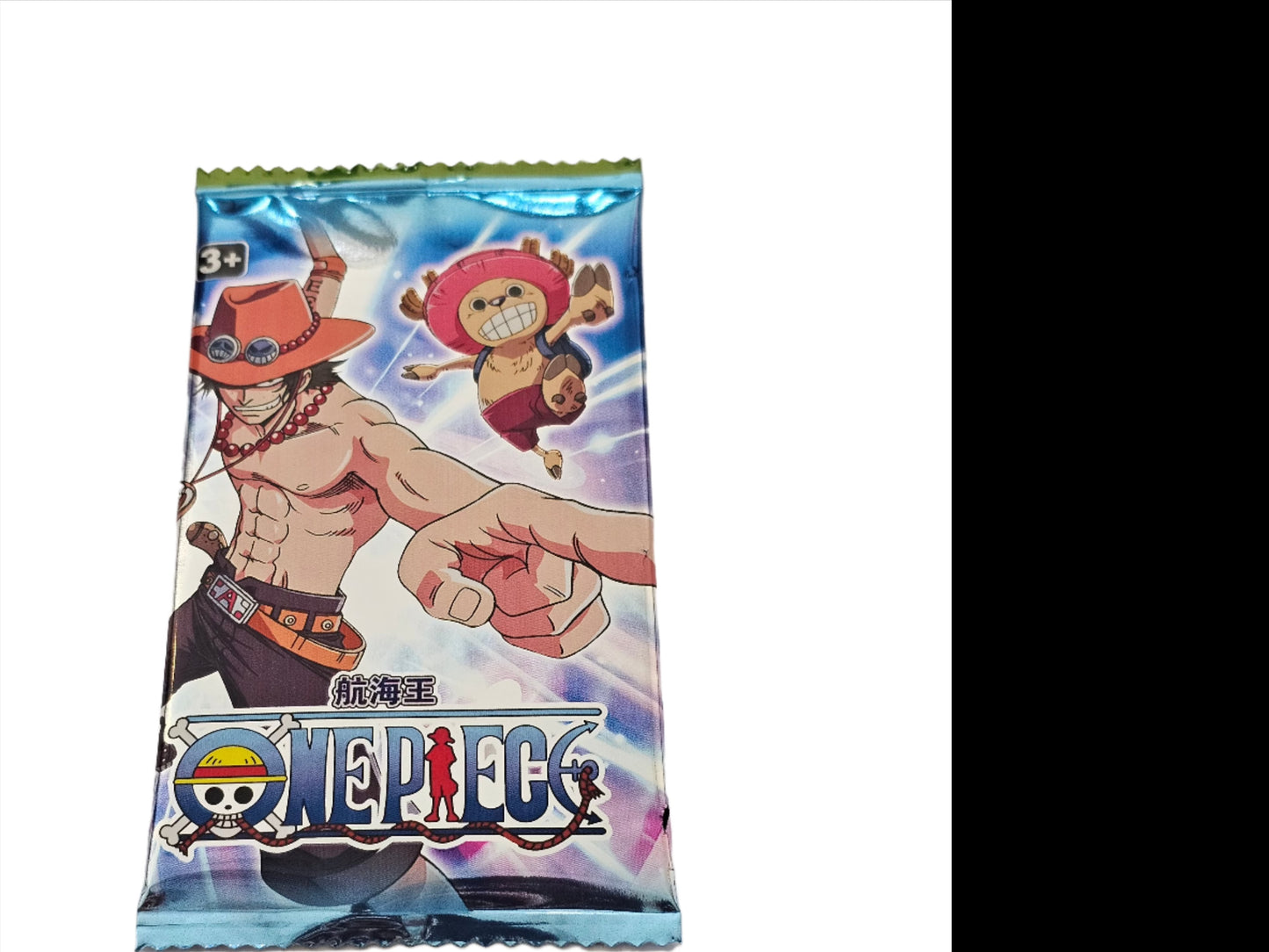 Otaku-Planet One Piece trading cards Japanese in colorful packaging featuring character Ace with hat and goggles