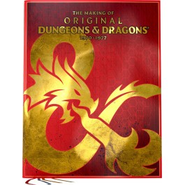 The Making of Original Dungeons & Dragons 1970-1977 book cover with gold dragon design on red background