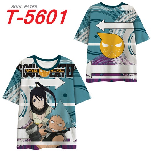 Soul Eater Anime T-Shirt Black and White