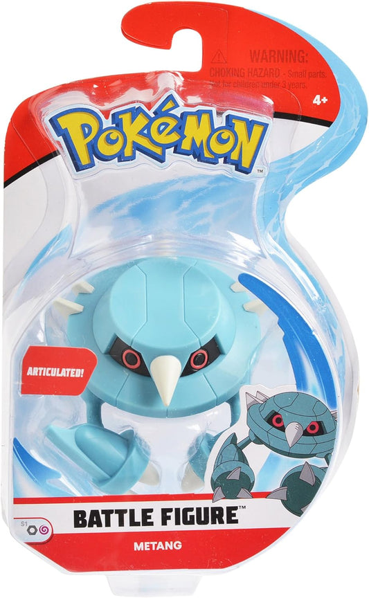 Pokemon Metang battle figure by Otaku-Planet in blue with articulated joints in packaging
