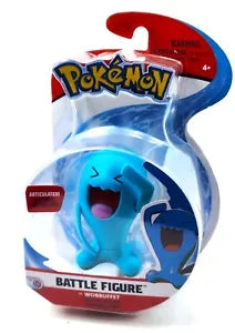 Pokemon Wobbuffet battle figure by Otaku-Planet in clear packaging with articulated joints