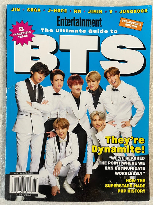 BTS Entertainment Weekly Collector's Edition 2021 The Ultimate Guide Magazine
