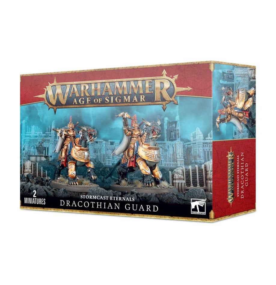 Warhammer Dragothian Guard Stormcast Eternals miniatures box by Game Workshop