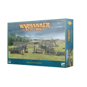Warhammer Old World terrain Walls and Fences set by Otaku-Planet for tabletop gaming scenery