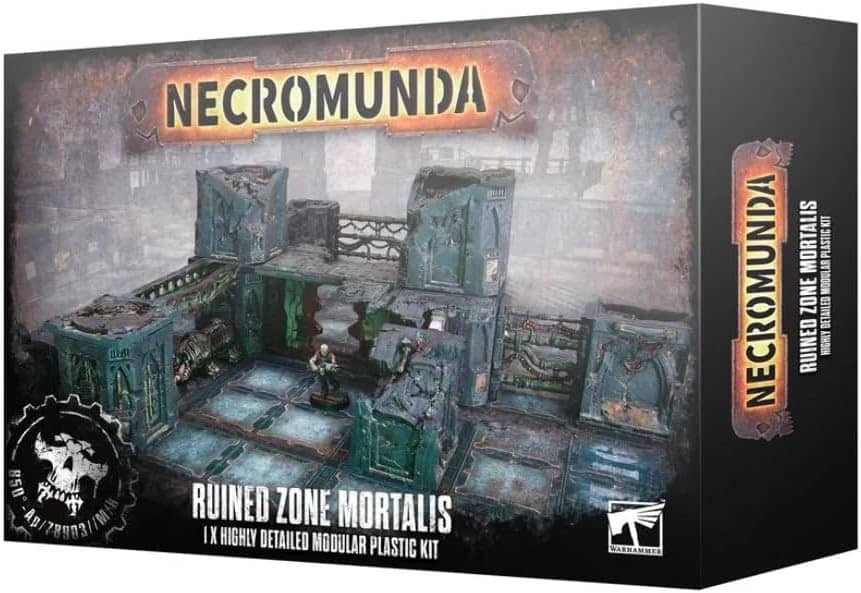 Necromunda Ruined Zone Mortalis highly detailed modular plastic kit for Warhammer Ruined Zone Mortalis terrain